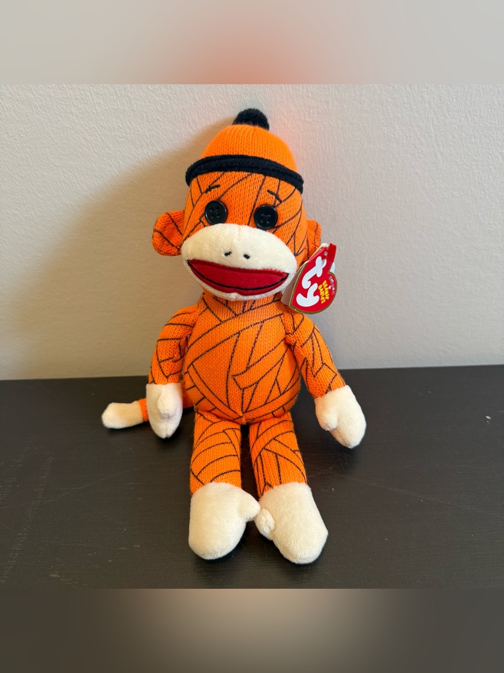 Ty Beanie Babies Sock Monkey Mummy